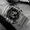 Чоловічий спортивний годинник Skmei 2195GY Grey з електронним циферблатом та водозахистом 5 ATM
