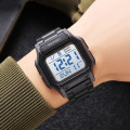 Чоловічий спортивний годинник Skmei 2264GYWT Black-Grey-White з електронним циферблатом та підсвічуванням