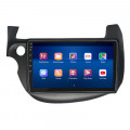 Штатная магнитола Lesko для Honda Jazz II 2008-2010 экран 10" 4/32Gb 4G Wi-Fi GPS Top