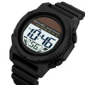 Чоловічий спортивний годинник Skmei 2358BKWT Black-White з електронним циферблатом та підсвічуванням