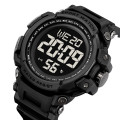 Чоловічий спортивний годинник Skmei 2422BK Black з електронним циферблатом та водонепроникністю 5 ATM