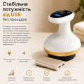 Антицелюлітний вакуумний масажер Boostex 002A 4 в 1 з функцією нагрівання, 6 режимами вакууму та 10 магнітними точками