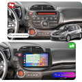 Штатная магнитола Lesko для Honda Jazz II Рестайлинг 2011-2014 экран 10" 4/64Gb CarPlay 4G Wi-Fi GPS Prime