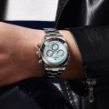 Чоловічий годинник Pagani Design PD-1644 Silver-Blue з сапфіровим склом та механізмом SEIKO VK63
