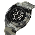 Чоловічий годинник Skmei 2160CMGY Camo Grey тактичний електронний з підсвічуванням