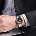 Чоловічий годинник Pagani Design PD-1734 Silver-Black з сапфіровим склом та механізмом SEIKO VH31