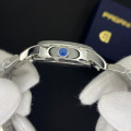 Чоловічий годинник Pagani Design PD-1734 Silver-Black з сапфіровим склом та механізмом SEIKO VH31