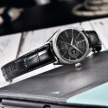 Чоловічий годинник Pagani Design PD-1689 Silver-Black з сапфіровим склом та механізмом SEIKO