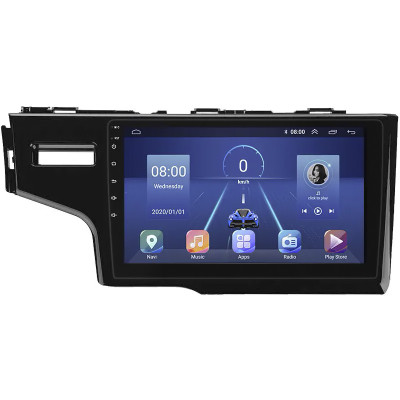 Штатная магнитола Lesko для Honda Jazz III 2014-2017 экран 9" 6/128Gb 4G Wi-Fi GPS Top