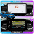 Штатная магнитола Lesko для Honda Pilot III Рестайлинг 2018-н.в. экран 10" 4/64 QLED CarPlay 4G Wi-Fi GPS 360 Prime