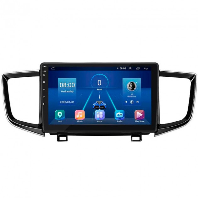 Штатная магнитола Lesko для Honda Pilot III Рестайлинг 2018-н.в. экран 10" 6/128Gb 4G Wi-Fi GPS Top