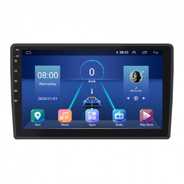 Штатная магнитола Lesko для Hummer H2 I Рестайлинг 2007-2009 экран 10" 2/32Gb 4G Wi-Fi GPS Top