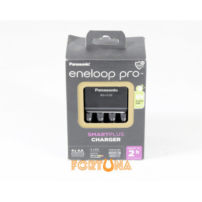 Зарядний пристрій Panasonic Smart-Quick Charger + Акумулятор Eneloop Pro NI-MH AA 2500 мАг, 4 шт.