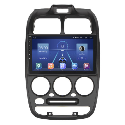 Штатная магнитола Lesko для Hyundai Accent II 1999-2012 экран 9" 6/128Gb 4G Wi-Fi GPS Top