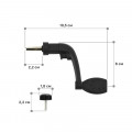 Ручка для безынерционной катушки Yumoshi 200 Black