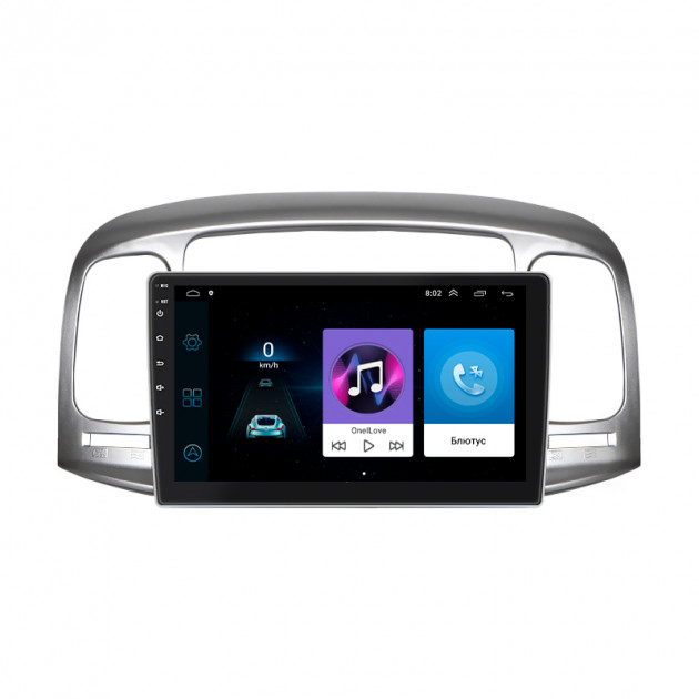 Штатная магнитола Lesko для Hyundai Accent III 2006-2011 экран 9" 1/16Gb Wi-Fi GPS Base