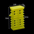 Клетка маточная пластмассовая Титова для изоляции и защиты матки Yellow