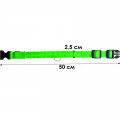 Светодиодный LED ошейник USB светящийся для собак и котов Green L