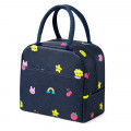Сумка для ланча BBO15 Strawberry ланч бэг на молнии с карманом термосумка Dark Blue
