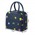 Сумка для ланча BBO15 Strawberry ланч бэг на молнии с карманом термосумка Dark Blue