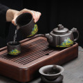 Чайный набор 4541 Пейзаж с исинской глины заварник 300 ml + 4 пиалы