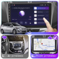Штатная магнитола Lesko для Hyundai Accent IV 2010-2017 экран 10" 4/64Gb 4G Wi-Fi GPS Top