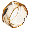 Попільничка скляна Diamond Faceted 12 см, золотистий Yiwu HP-34-78