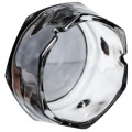 Попільничка скляна Diamond Faceted 12 см, сірий Yiwu HP-34-79