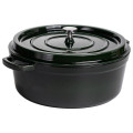 Кокотниця чавунна емальована 7,5 л, малахіт Yiwu HP-FLG-14 green