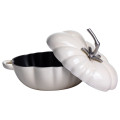 Каструля чавунна емальована Iron Tomato 2,5 л, білий Yiwu HP-FLG-20 BEIGE