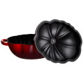 Каструля чавунна емальована Iron Tomato 2,5 л, червоний Yiwu HP-FLG-20 RED