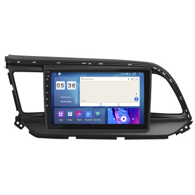 Штатная магнитола Lesko для Hyundai Avante AD 2018-2020 экран 9" 2/32Gb CarPlay 4G Wi-Fi GPS Prime