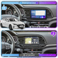 Штатная магнитола Lesko для Hyundai Avante AD 2018-2020 экран 9" 2/32Gb 4G Wi-Fi GPS Top