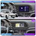 Штатная магнитола Lesko для Hyundai Avante AD 2018-2020 экран 9" 4/64Gb 4G Wi-Fi GPS Top