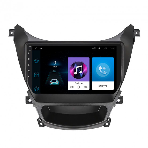 Штатная магнитола Lesko для Hyundai Avante V 2010-2015 экран 9" 1/16Gb Wi-Fi GPS Base