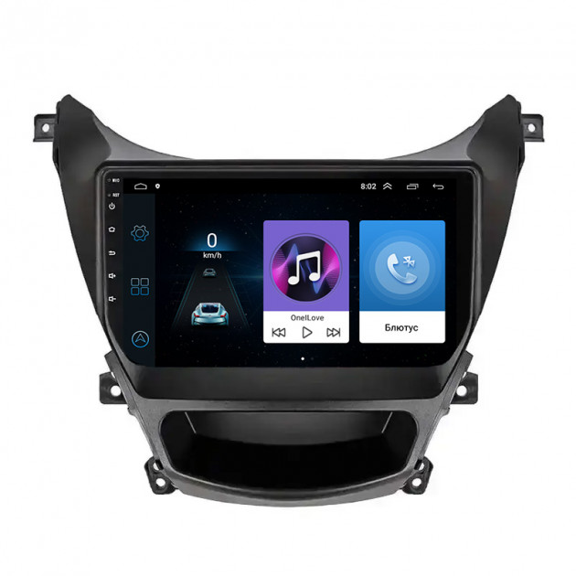 Штатная магнитола Lesko для Hyundai Avante V ver 2 2010-2015 экран 9" 1/16Gb Wi-Fi GPS Base