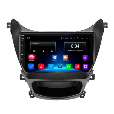 Штатная магнитола Lesko для Hyundai Avante V ver 2 2010-2015 экран 9" 2/32Gb Wi-Fi GPS Base