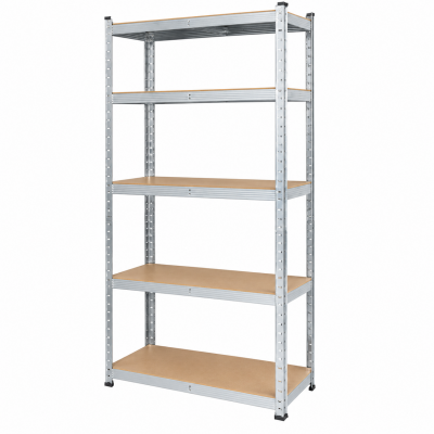 Стелаж металевий PRIMA HOME 5 полиць (150 × 70 × 30 см) для дому гаража складу магазину, Оцинкований