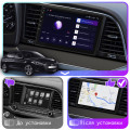 Штатная магнитола Lesko для Hyundai Avante VI 2015-н.в. экран 9" 4/64Gb CarPlay 4G Wi-Fi GPS Prime
