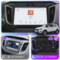 Штатная магнитола Lesko для Hyundai Creta I 2016-2020 экран 10" 4/64 QLED CarPlay 4G Wi-Fi GPS 360 Prime