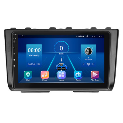 Штатная магнитола Lesko для Hyundai Creta I Рестайлинг 2020-2021 экран 9" 2/32Gb 4G Wi-Fi GPS Top