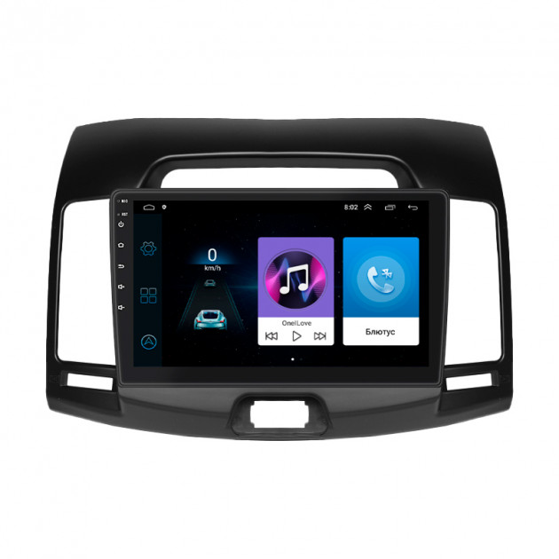 Штатная магнитола Lesko для Hyundai Elantra IV (HD) 2006-2011 экран 9" 1/16Gb Wi-Fi GPS Base