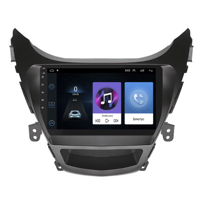 Штатная магнитола Lesko для Hyundai Elantra V (MD) 2010-2014 экран 9" 1/16Gb Wi-Fi GPS Base