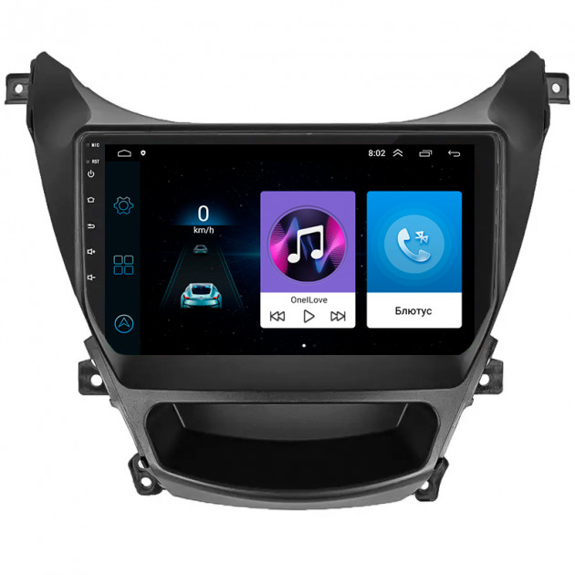 Штатная магнитола Lesko для Hyundai Elantra V (MD) Рестайлинг 2013-2016 экран 9" 1/16Gb Wi-Fi GPS Base