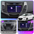 Штатная магнитола Lesko для Hyundai Elantra V (MD) Рестайлинг 2013-2016 экран 9" 2/32Gb CarPlay 4G Wi-Fi GPS Prime