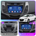 Штатная магнитола Lesko для Hyundai Elantra V (MD) Рестайлинг 2013-2016 экран 9" 6/128Gb 4G Wi-Fi GPS Top
