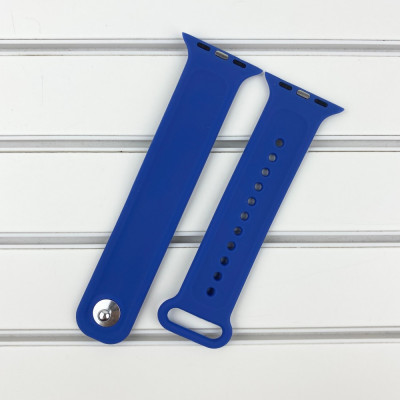 Ремінець Modfit 38 mm Blue для смарт-годинників, синій силіконовий браслет Modfit accessories