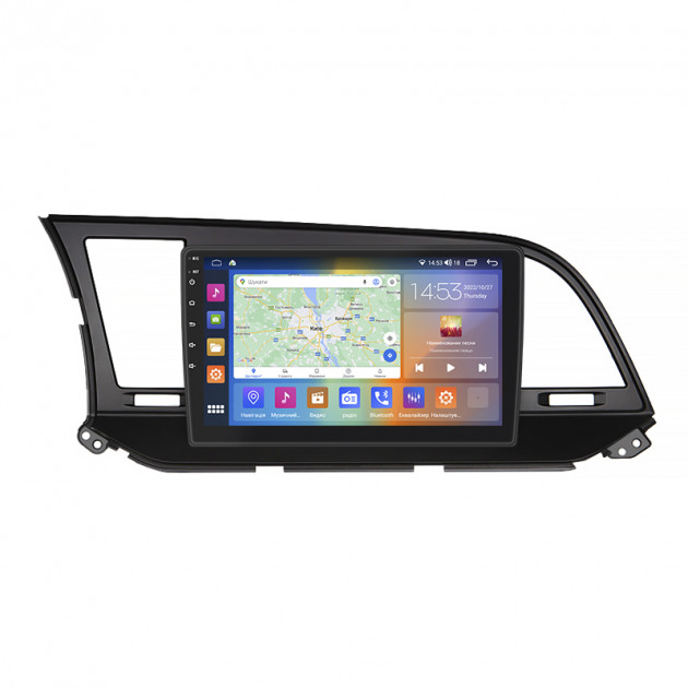 Штатная магнитола Lesko для Hyundai Elantra VI (AD) 2015-2019 экран 9" 4/64Gb CarPlay 4G Wi-Fi GPS Prime