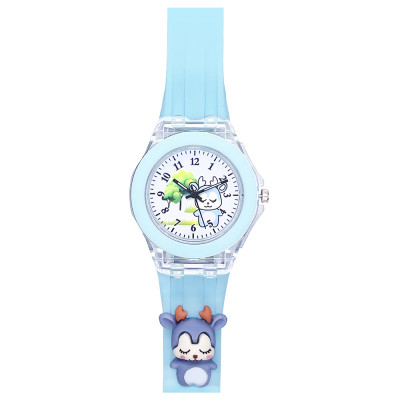 Дитячий годинник Better 005 Deer Blue-White з кварцовим механізмом та силіконовим ремінцем