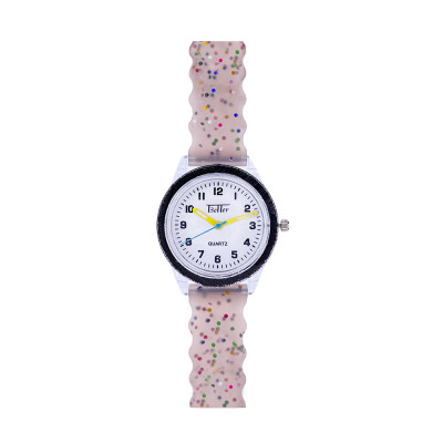 Дитячий годинник Better 008 Shine Gray-White кварцовий з силіконовим ремінцем (1184-0084)